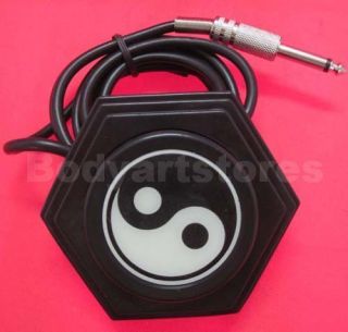 One Black Yinyang Design Tattoo Foot Pedal Switch For Machine Power 