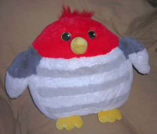 mushabelly plush chatter bird or pillow size 15 inch time