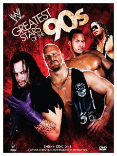 WWE Greatest Stars of the 90s DVD, 2009, 3 Disc Set