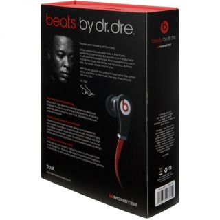 Monster Beats by Dr.Dre In Ear TOUR Headphones NEW **Factory SEALED 