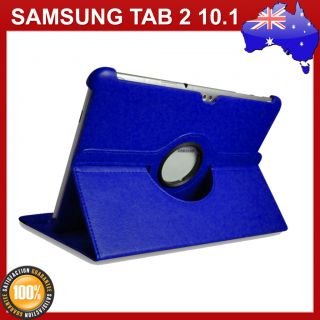Blue Samsung Galaxy Tab 2 10 1 360° Rotate Smart Case Cover P5100 
