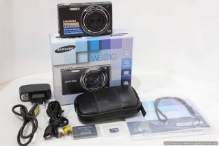 Samsung EC WB210 Black 14 0 Megapixels Digital Compact Camera Touch 