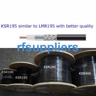 Coaxial Cable KSR195 10 Feet Long Low Loss Good Quality