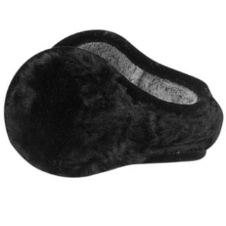 New Womens 180s Ear Warmers Vail Black Faux Fur MSRP$30