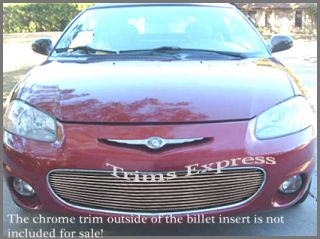 2001 2003 Chrysler Sebring Sedan Billet Grille Bumper