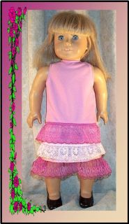   Clothes Fit 18inch American Girl Roaring 20s Dress Pink New