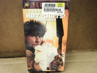 L47 Hot Shots Part Deux Charlie Sheen 20th Century Fox 1993 New VHS 