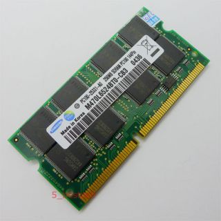 Samsung 256MB PC100 100MHz 144pin CL2 Low Density Laptop Memory SODIMM 