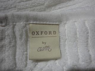 Chortex Oxford 30x52 White Bath Towel Egyptian Cotton