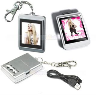 Mini 1 5 LCD Digital Photo Picture Frame Album USB Keychain 32MB 