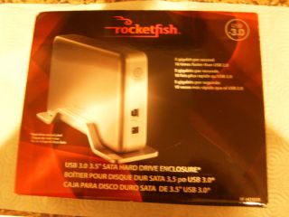 Rocketfish 3 5 Serial ATA Hard Drive Enclosure RF HD3035 5 Gig Sec 
