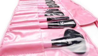 New 32 pcs Set Pink Pro M  AC Eyeshadow Powder Cosmetic Makeup Brushes 