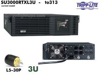   Tripplite UPS Smart Online 3000 3000va 120v SU3000RTXL3U 3U #NewBatts