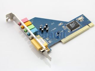 New CMI8738 4 CH 3D PCI Surround Sound Card MIDI Audio Stereo Game 