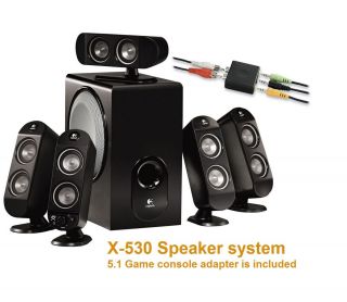 Logitech x 530 5 1 Channel Computer Speaker System 5 1 Game Console 