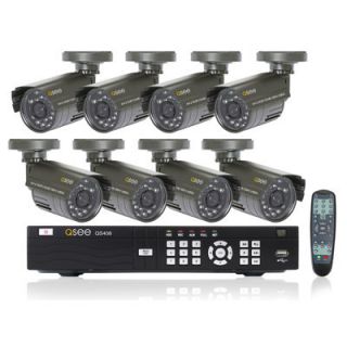 See 8 Channel H 264 DVR Security System QS408 811 5