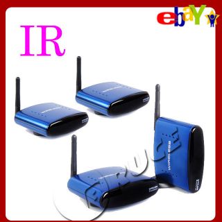 8GHz Wireless TV Audio Video Transmitter One Sender With Three 
