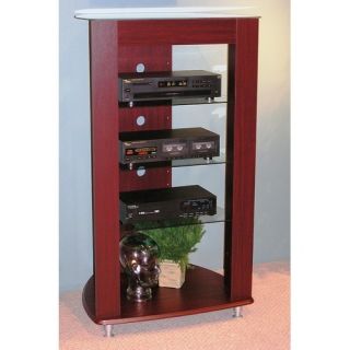 4D Concepts Audio Entertainment Stand in Cherry 64623