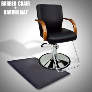 New Barber Chair Hair Styling Salon Beauty Black Modern & Anti Fatigue 