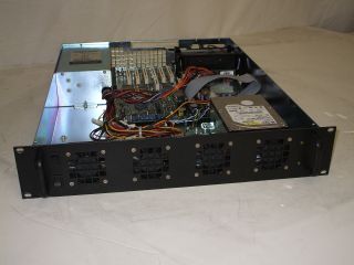 2u rackmount server piii 500mhz 256mb ram 10gb ide hard disk drive 