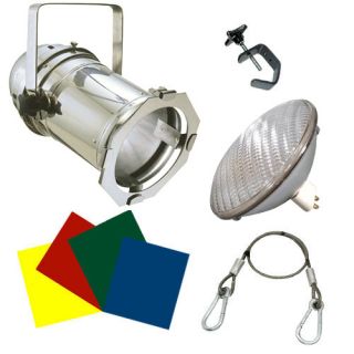 PAR64 Can 500W Par 64 Bulb Safety Cable Clamp Gels Kit