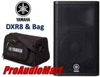 Yamaha DXR8 Powered Speaker 8 2 Way Bonus Speaker Bag New Free 