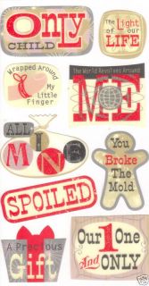 Sticko Family Spoiled Children Baby Only Child Stickers