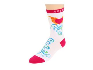 ariat winged heart ankle socks 1 pair pack $ 8