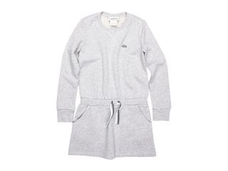 Lacoste Kids Girls Belted Sweatshirt Dress (Little Kids/Big Kids)