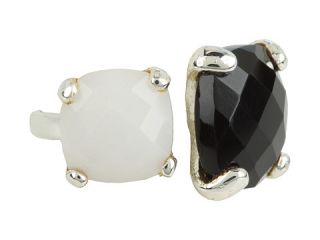 NUNU Black Onyx & White Agate Stackable Ring $80.99 $116.00 SALE
