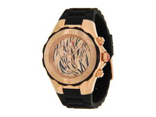 Michele   Tahitian Jelly Bean Rose Gold Tone Black Tiger Dial