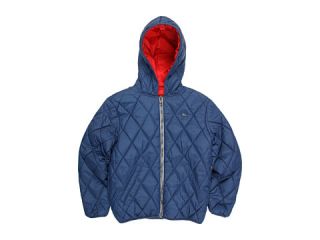 Lacoste Kids   Boys Reversible Lightly Padded Jacket (Little Kids/Big 
