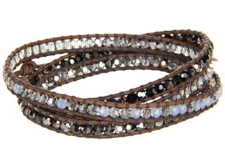 Chan Luu 32 Wrap with Graduated Silver Night Crystals $240.00