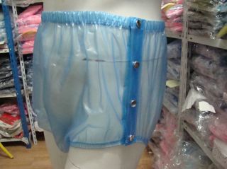 New Adult Baby Plastic Pants PVC Incontinence P004 6T