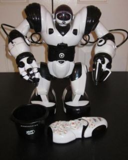 WowWee Large 14 White Robosapien Humanoid Walking Talking Toy Robot 