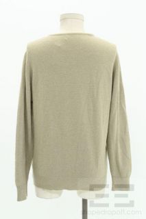  Brown Cashmere Crewneck Sweater