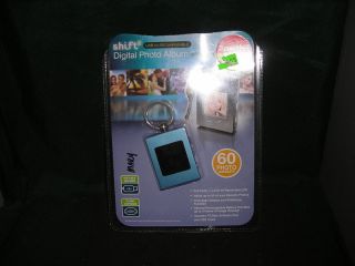 Shift Digital Photo Album with Keychain USB 2 0 Blue