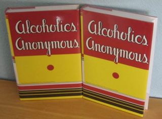 NEW 2 Alcoholics Anonymous First Edition Reprint Big Book Hardcover 