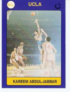 1991 Kareem Abdul Jabbar UCLA Bruins Card 33 La Lakers