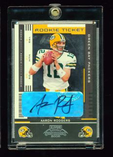 Aaron Rodgers 2005 Playoff Contenders Bold Signature Auto RC 530 