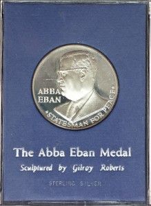 Franklin Mint Sterling Silver ABBA Eban Medal Proof