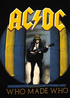 ac dc acdc who made who album cover rock band t shirt tee sku ts492 00 