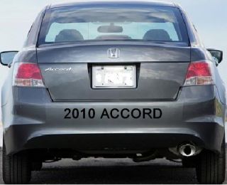 THIS IS A TAILGATE UPGRADE FOR YOUR 2010 ACCORD. COMES WITH TRUNK TAIL 