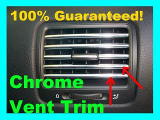 Chrome AC Vent Trim Dash Dress Up Molding Interior Trim Kit Hummer 