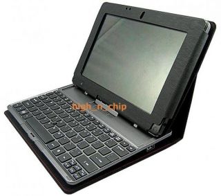 Leather Folio Case Pouch for Acer Iconia Tab W500 Black
