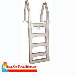 Vinylworks Above Ground In Pool Swimming Pool Deck Ladder Entry Taupe