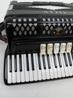 Titano Titan Accordion with Case Made in Italy