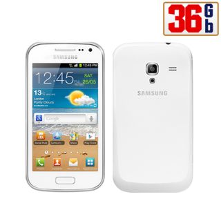 New Samsung Galaxy Ace 2 I8160 36GB White WiFi Android Unlocked Cell 