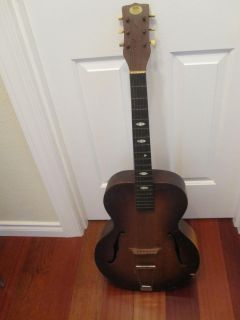 Vintage Pre War REGAL Archtop Acoustic Guitar Made in Chicago