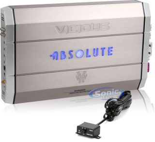 Absolute DVI6000 6000W Vicious Series Monoblock Power Car Amplifier 